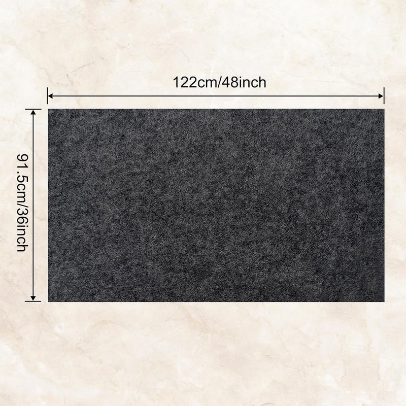 LYMOI Refrigerators Mat, Absorbent/Waterproof Under Refrigerator Floor Mat, Washable Protect Floor Mat for Fridge with Non-Slip Backing, Multifunctional Home Appliance Mat (36 x 48 inch) - Image 2